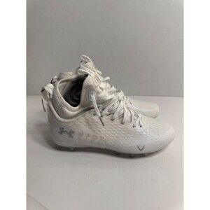 .10018 Under Armour Spotlight Lux 2.0 White Cleats-US 8.5 Mens